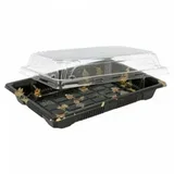 Posuda za sushi crna 17x12,3x4,5 cm 50/1