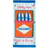 Pamučan ručnik za plažu 76x160 cm Sardines –