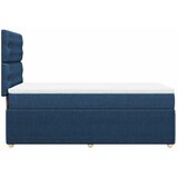  Krevet s oprugama i madracem plavi 90 x 200 cm od tkanine | shoptok.hr