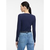 Orsay Women's Navy Blue Long Sleeve T-Shirt - Women's | Shoptok.si