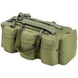 vidaXL 3-v-1 Potovalna torba vojaškega stila 120 L olivno zelene barve Cene