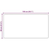  Tepih Print Krema 150 x 80 cm Poliester i PVC - Krema 80 x 150 cm | shoptok.hr
