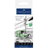 Faber-Castell Flomastri Ecco Pigment, 6 kosov Cene