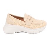 SEASTAR Light beige shoes with a thick sole | Shoptok.si