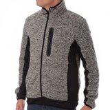 Brugi muški duks fleece, sivi Cene