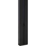 vidaXL Naglavna deska 120 cm trden akacijev les in železo | Shoptok.si