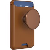 Popsockets Ohišje za kartice MagSafe Model PopWallet s stojalom PopGrip in selfijem, Rjava, (5000065570) | Shoptok.si