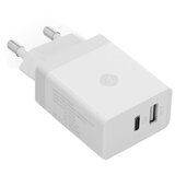 Teracell kućni punjač evolution DLSTC04 fast ubs 2,4A + pd max 3A microusb kabel beli 040653 Cene