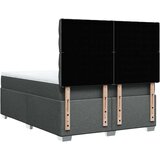 vidaXL Okvir kreveta s oprugama i madrac svjetlosivi 140x200cm tkanina | shoptok.hr