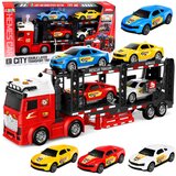  Lora Transporter Tow Truck with 4 Cars Lights Sounds | Shoptok.si