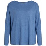 Vila Puloverji Noos Knit Abella L/S - Federal Blue Modra | Shoptok.si