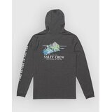 Salty Crew Surface Hood Sunshirt Longsleeve Lycra charcoal heather Slike