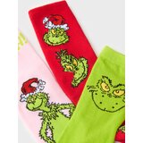 Sinsay Čarape s pamukom, pakiranje od 3 para Grinch | shoptok.hr