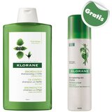 Klorane kopriva šampon, 400 ml + kopriva suvi šampon, 150 ml Cene