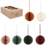 Molarem Home Set od 6 papirnatih božićnih ukrasnih kuglica u različitim bojama | shoptok.hr