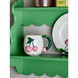 Bloomingville Kremno bela keramična skodelica 420 ml Berrie – | Shoptok.si
