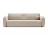 Cosmopolitan Design Bež sklopiva/s prostorom za odlaganje sofa od šenila 262 cm Tonale – | shoptok.hr