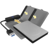 IB-AC603B-U3 usb 3.2 ohišje/adapter za hdd/ssd 2,5" sata disk, (20543373)