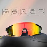 ROCKBROS 10182 polarizirajuće biciklističke naočale crvene | shoptok.hr
