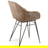 Kave Home Jedilni stol v naravni barvi Chart – | Shoptok.si