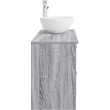  Set namještaja za kupaonicu 2 pcs Siva Sonoma Konstruirano drvo | Eponuda.com