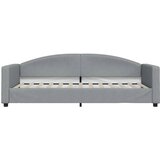  Dnevni krevet na razvlačenje svjetlosivi 90 x 200 cm od tkanine | shoptok.hr
