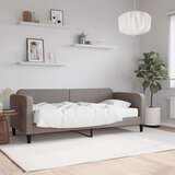  Dnevni krevet s madracem smeđesivi 80 x 200 cm od tkanine Cijene