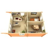 Male kuće Drvena kuća GOTLAND E 440 × 595 cm sa šindrom | shoptok.hr