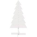  Drveno ukrasno božićno drvce bijelo 120 cm od masivne borovine | Eponuda.com