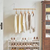 IBUYKE stenski obešalnik za oblačila z industrijskim stilom za predsobo ali spalnico | Shoptok.si