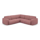 Micadoni Rožnata kotna sedežna garnitura (s kotom po izbiri/v obliki črke L) Molino – Home | Shoptok.si