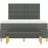  s opruga kutije Tamno siva 190 x 140 cm tkanina | shoptok.hr