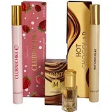 Ženski set parfema Hot Chocolad, EDT 17 ml + Clubnichka, EDP 17 ml + Parfemsko ulje Monti Chocolate, 6 ml