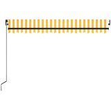 Tenda na ručno uvlačenje 400 x 350 cm žuto-bijela | Eponuda.com