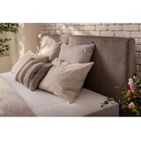 Bonami Selection Sivorjava oblazinjena zakonska postelja s prostorom za shranjevanje z letvenim dnom 180x200 cm Thessa Bold – | Shoptok.si