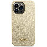 Guess zaščitni ovitek Glitter Gold Script, Iphone 14 Pro, (20844947) Cene