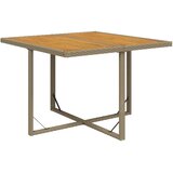  Vrtni stol bež 109 x 107 x 74 cm od poliratana i drva bagrema | shoptok.hr
