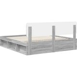  Okvir za krevet s uzglavljem Siva Sonoma 180 x 200 cm | shoptok.hr