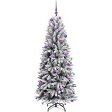 vidaXL Umestno božično drevo med 300 LED Bela 73 x 73 x 180 cm | Shoptok.si