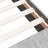  Okvir kreveta boja betona 100x200 cm od konstruiranog drva | shoptok.hr