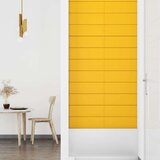  Zidne ploče 12 kom žute 90 x 15 cm baršunaste 1 62 m² | shoptok.hr