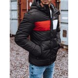 DStreet Kurtka męska zimowa pikowana czarna | Shoptok.si