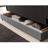 ELTAP Siva sklopiva/s prostorom za odlaganje sofa od šenila 197 cm Clareta – | shoptok.hr