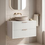 Rea Kopalniška omarica pod umivalnikom Mono 80cm White Cene