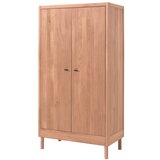 Vipack Otroška garderobna omara iz masivnega hrasta v naravni barvi 100x190x55 cm Forrest – | Shoptok.si