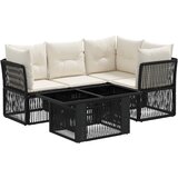  Sjedeća garnitura za vrt 5 kom. Crna poliratan 100 x 55 x 73 cm | Shoptok.si