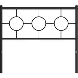  Kovinsko posteljno vzglavje črno 100 cm, (21142643) | Shoptok.si