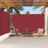 The Living Store Zložljiva stranska tenda rdeča 220x600 cm - Stranska Tenda, (21750365) | Shoptok.si