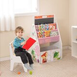  Otroška miza in stol z magnetno tablo ter knjižno polico, pisalna miza | Shoptok.si