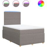 Maison Chic Box spring postelja - Vzmetna postelja z vzmetnico taupe 120x190 cm blago SL23728, (21879883) | Shoptok.si
